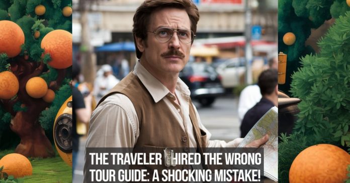 the traveler hired the wrong tour guide