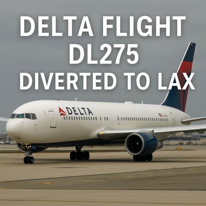 Delta Flight DL275 Diverted LAX